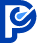 P blue logo